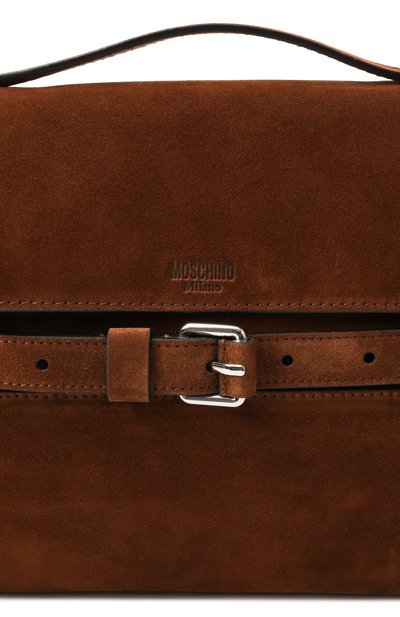 Сумка tie me MOSCHINO коричневого цвета по цене 131500 руб., арт. MC4190PP1N/0F0, фото 3 Сумка tie me MOSCHINO, арт. MC4190PP1N/0F0, фото 3