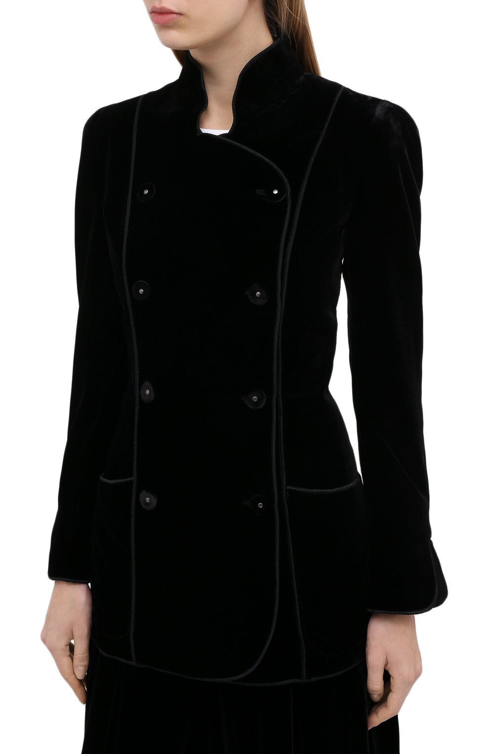 Жакет из вискозы и шелка GIORGIO ARMANI, арт. 0WHGG0I3/T01FD, фото 3