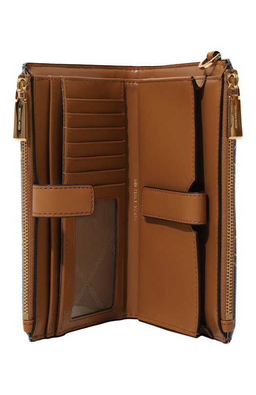 Текстильное портмоне MICHAEL Michael Kors 32R4GJ6W4U Голубой  32R4GJ6W4U Фото 3