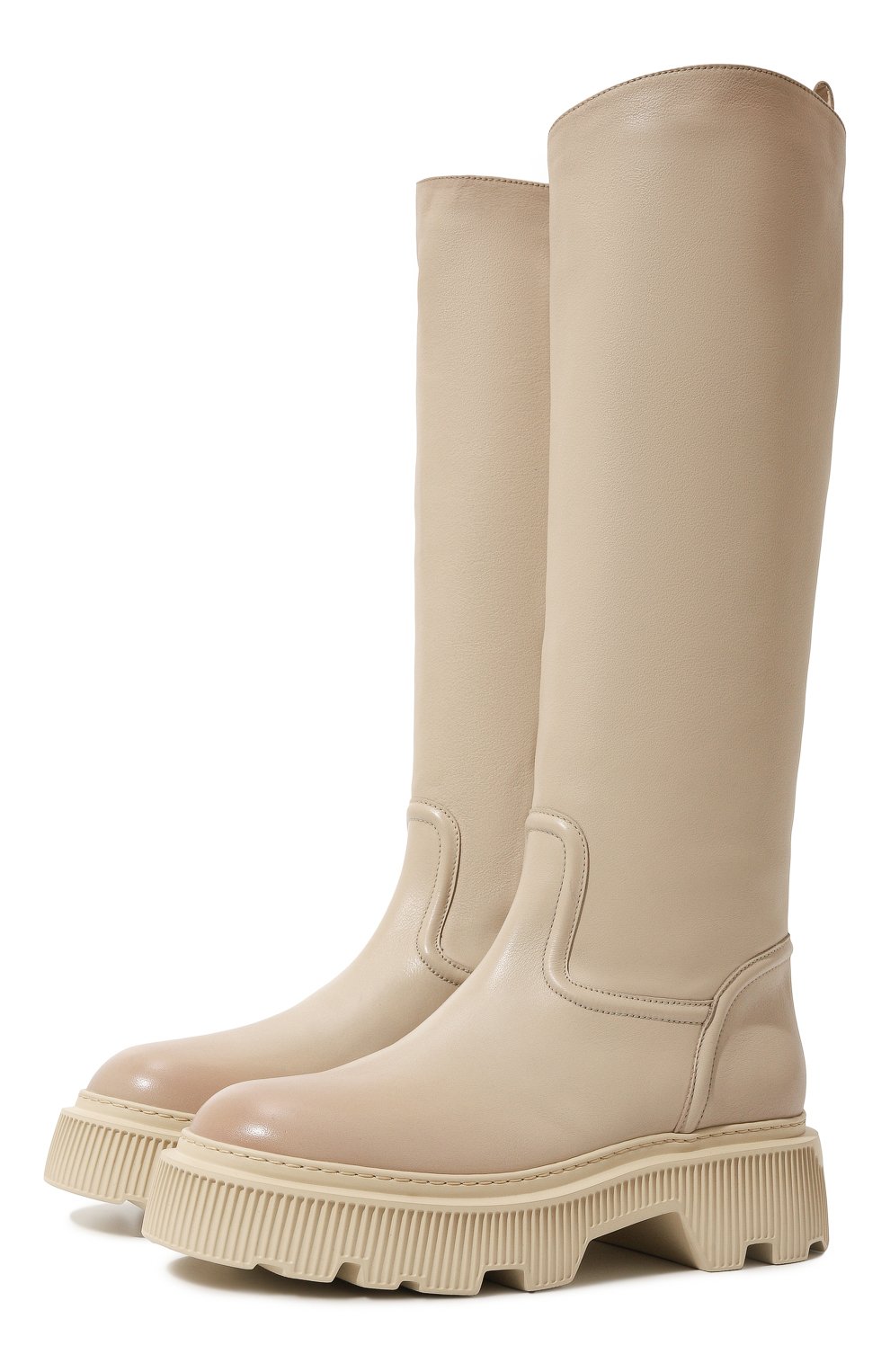 Кожаные сапоги SANTONI, арт. WSCG71108LAMTLGA, ф�ото 1