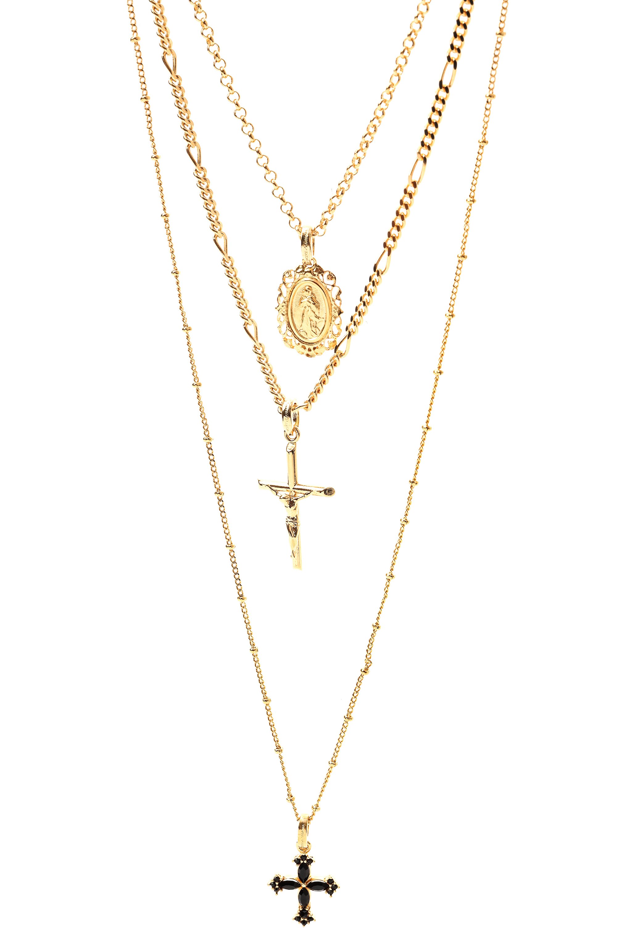 Колье DOLCE & GABBANA золотого цвета по цене 99650 руб., арт. WNQ4S4/W1111, фото 3 Колье DOLCE & GABBANA, арт. WNQ4S4/W1111, фото 3