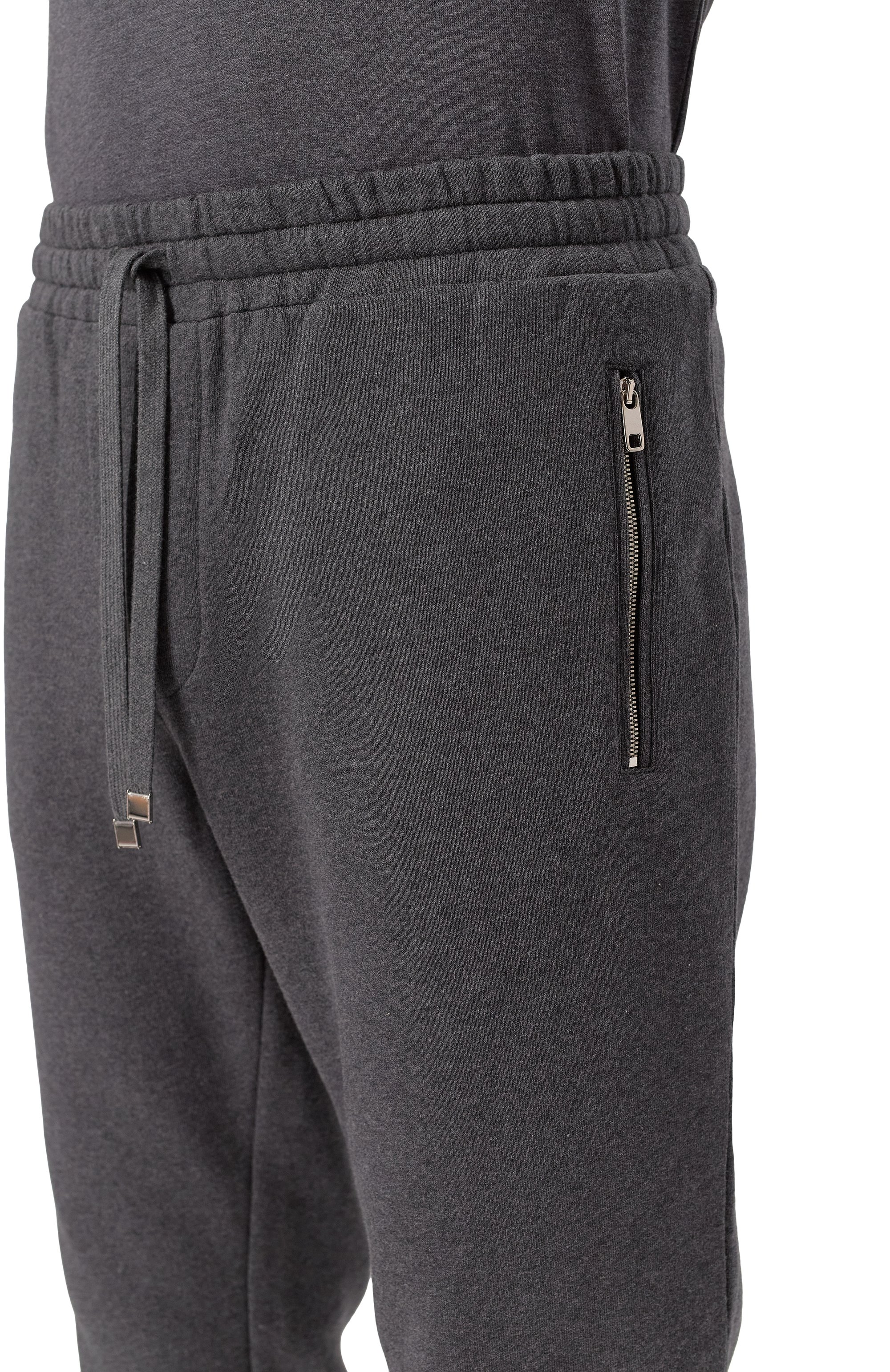 Хлопковые брюки DOLCE & GABBANA темно-серого цвета по цене 78450 руб., арт. G4ZCAT/G7JYX, фото 5 Хлопковые брюки DOLCE & GABBANA, арт. G4ZCAT/G7JYX, фото 5