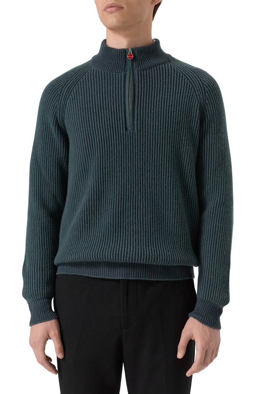 Кашемировый свитер Kiton UMK0794A0013 Зелёный  UMK0794A0013 Фото 3