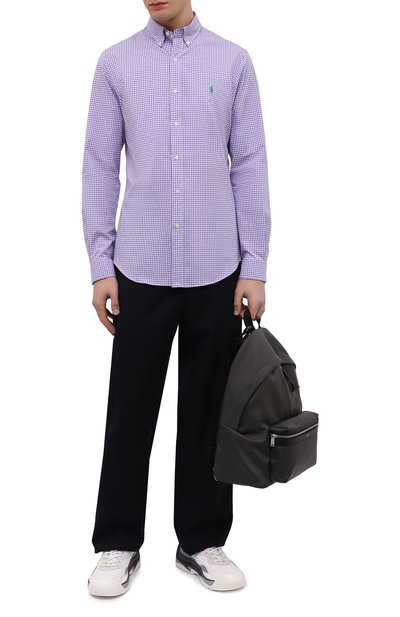 Хлопковая рубашка POLO RALPH LAUREN, арт. 710859882/4656I, фото 2