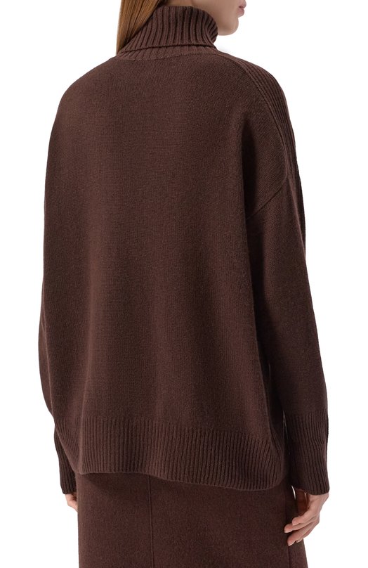 Кашемировый свитер Allude 255/11156 Коричневый  255/11156 Фото 4
