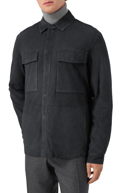 Замшевая куртка-рубашка CORNELIANI, арт. 26L5N1-2620101, фото 3