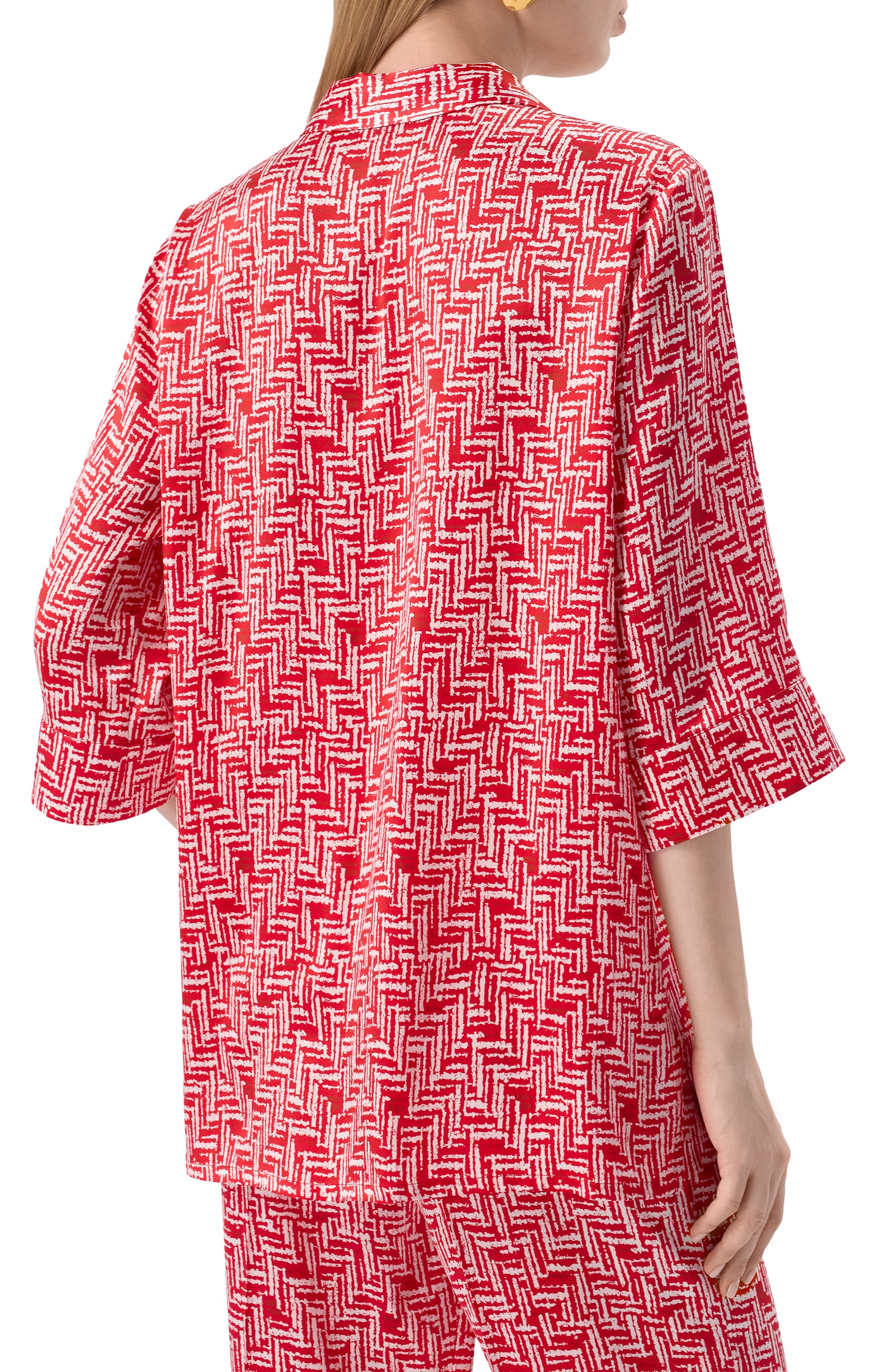 Шелковая блузка KITON, арт. D51411K0964E02, фото 4