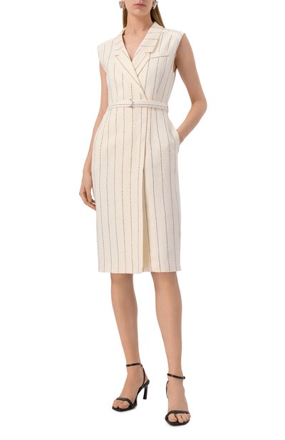 Платье из льна и вискозы BOSS, арт. 50540617, фото 3