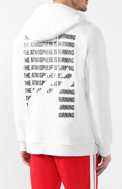 Хлопковое худи PRAY FOR US, арт. BRH-02 WHITE, фото 4