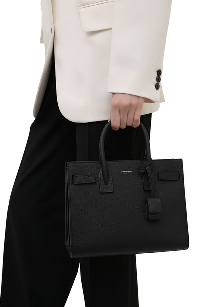 Сумка sac de jour baby SAINT LAURENT черного цвета по цене 299500 руб., арт. 421863/B681N, фото 2 Сумка sac de jour baby SAINT LAURENT, арт. 421863/B681N, фото 2