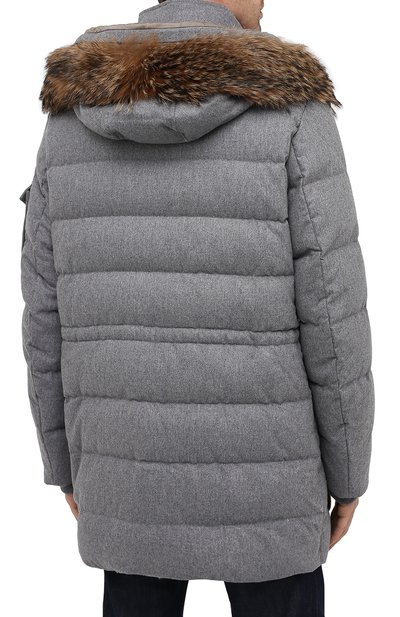 Утепленная парка на молнии с капюшоном MONCLER, арт. D2-091-42387-20-549TT, фото 4