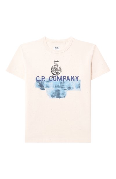 Хлопковая футболка C.P. COMPANY, арт. CUM00H/LAA41/4-8