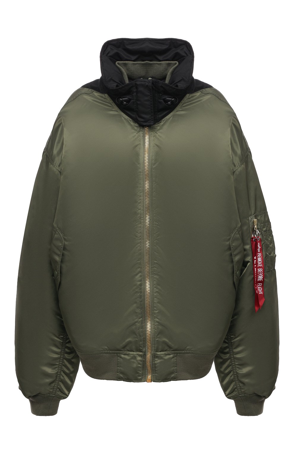 Куртка VETEMENTS хаки цвета по цене 143500 руб., арт. UE51JA300G 1338/W, фото 1 Куртка VETEMENTS, арт. UE51JA300G 1338/W, фото 1