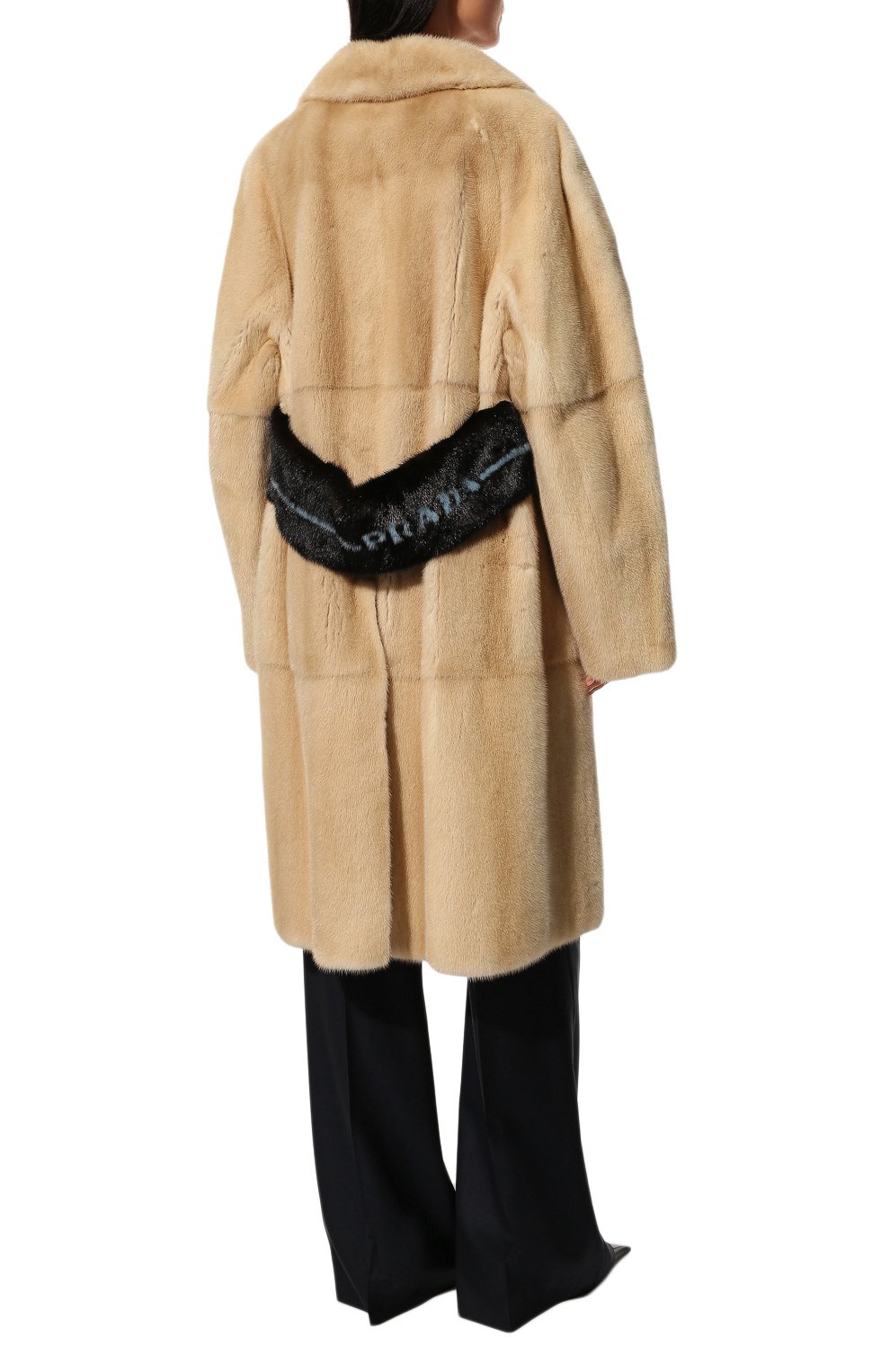 Шуба из норки PRADA, арт. 166543-L89-F0627, фото 4