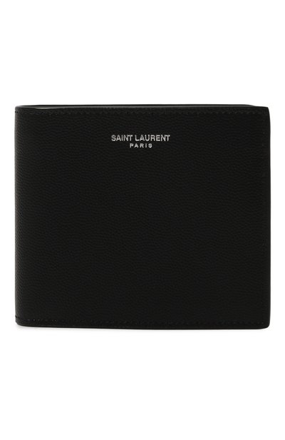 Мужской кожаное портмоне SAINT LAURENT, арт. 396303/BTY0N