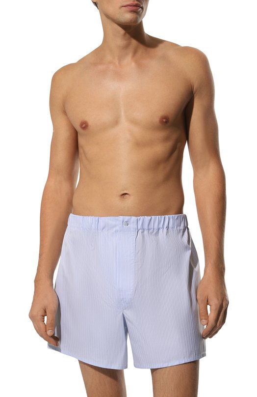 Хлопковые боксеры Stefano Ricci BX005/L1360 Голубой  BX005/L1360 Фото 2