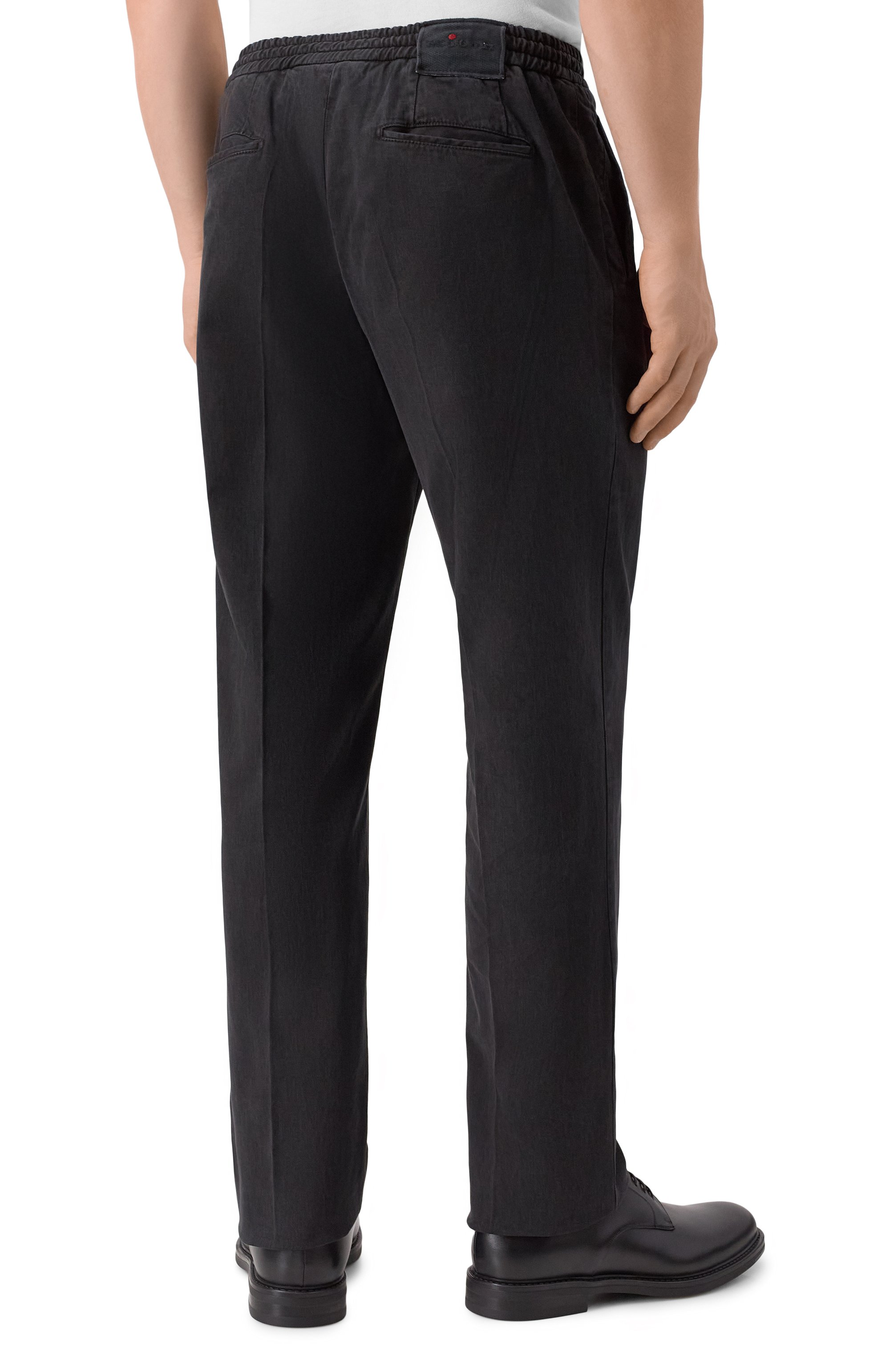 Брюки из лиоцелла и хлопка KITON, арт. UPLACRK0106H22, фото 4