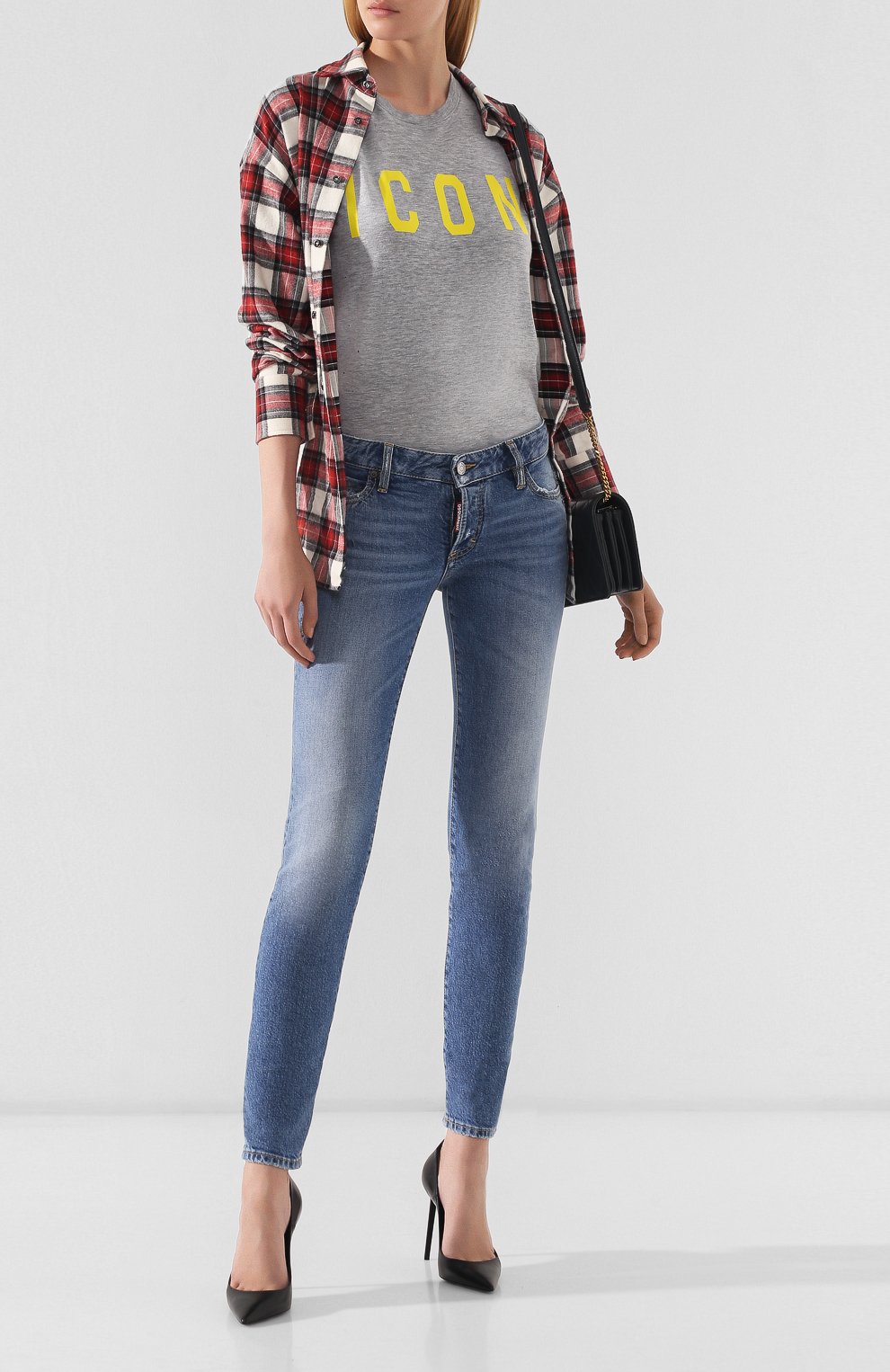 Футболка с перфорированием DSQUARED2, арт. S75GD0041/S22146, фото 2