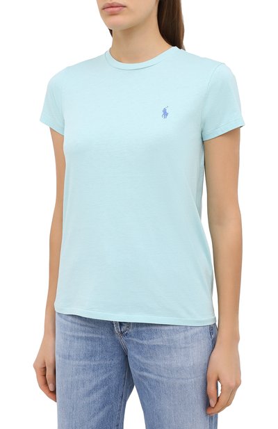 Хлопковая футболка POLO RALPH LAUREN, арт. 211734144, фото 3