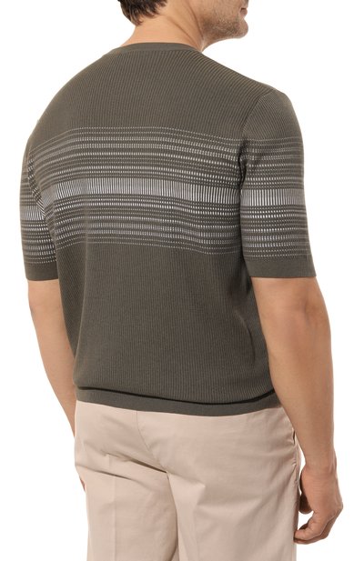 Джемпер из хлопка и шелка ZILLI, арт. KRN002M0142VCC000, фото 4