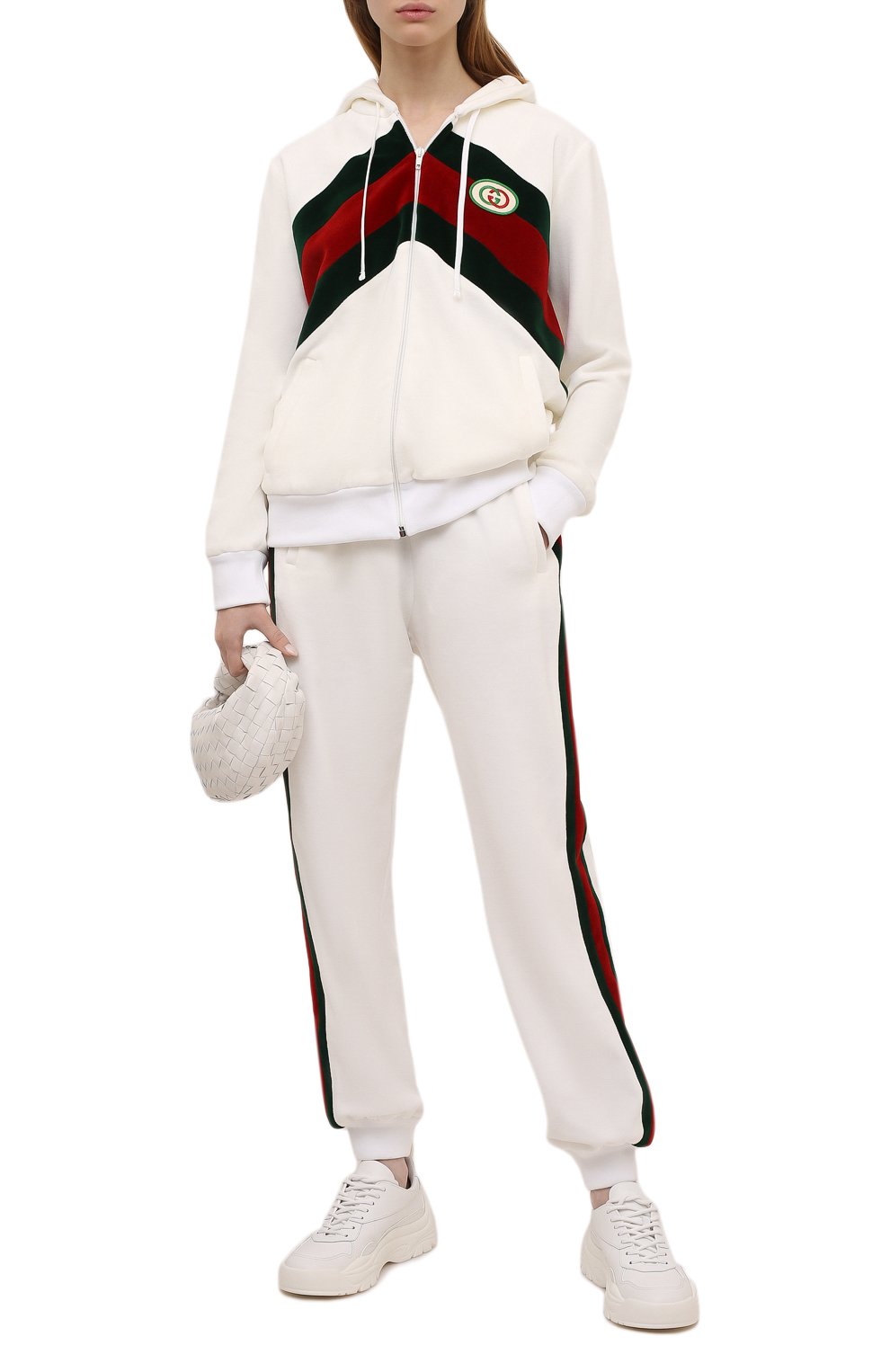 Хлопковые джоггеры GUCCI, арт. 678641/XJDYG, фото 2