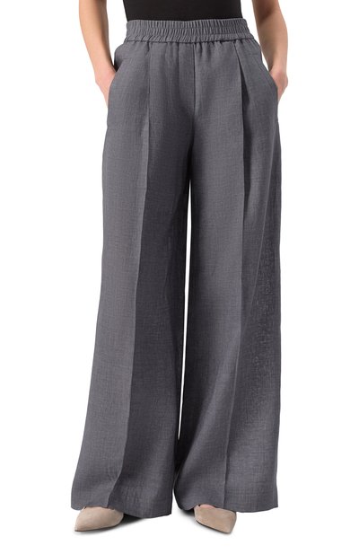 Льняные брюки BRUNELLO CUCINELLI, арт. MM633P8843, фото 3