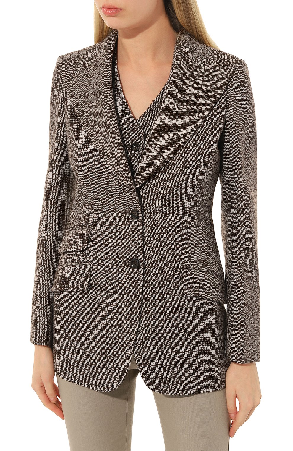 Шерстяной жакет GUCCI, арт. 652629 ZAFVN, фото 3