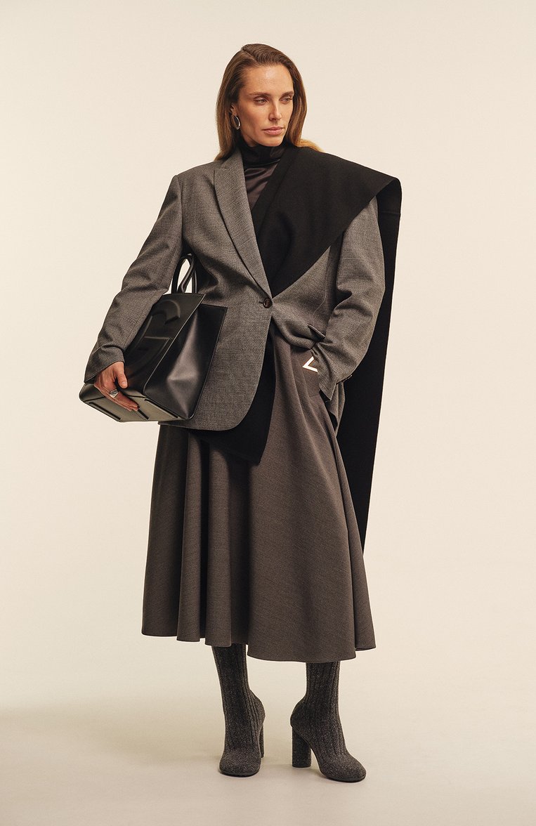 Шерстяная юбка VALENTINO, арт. 5B3RABP27CU, фото 1