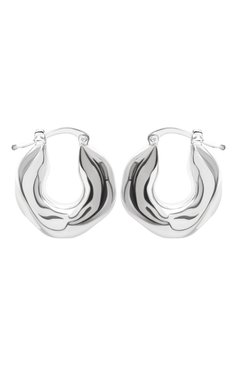 Женские серьги JIL SANDER серебряного цвета, арт. J11VG0056 J12003/SILVER | Фото 1 (Региональные ограничения белый список (Axapta Mercury): Не проставлено; Нос: Не проставлено; Материал: Металл)