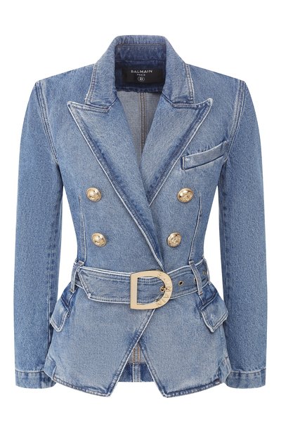 Женский джинсовый жакет BALMAIN, арт. TF17115/D006
