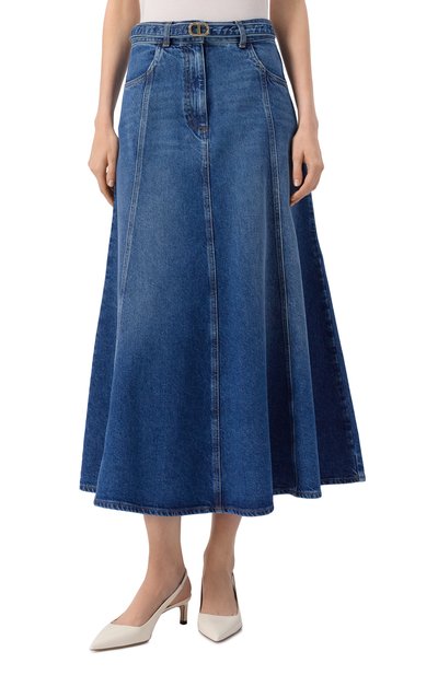 Джинсовая юбка TWINSET, арт. 251TP2570, фото 3