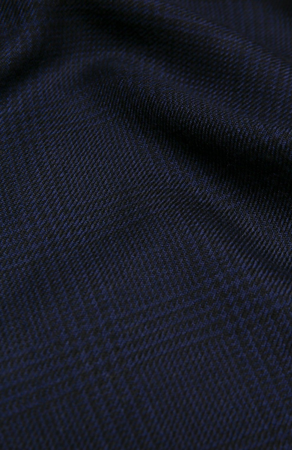 Шерстяной шарф TOM FORD темно-синего цвета по цене 33250 руб., арт. 2TF137/2BL, фото 3 Шерстяной шарф TOM FORD, арт. 2TF137/2BL, фото 3