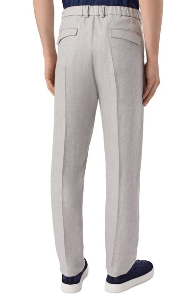 Льняные брюки PAUL&SHARK, арт. 26414057, фото 4