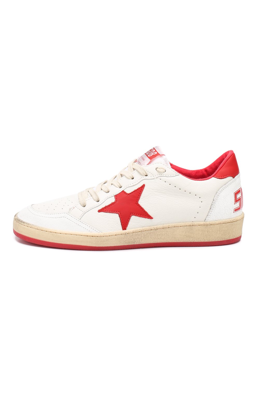 Кожаные кеды ball star GOLDEN GOOSE DELUXE BRAND, арт. G34WS592.A5, фото 3
