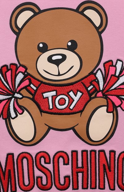 Хлопковый свитшот MOSCHINO, арт. HBF032/LDA12/4A-8A, фото 3