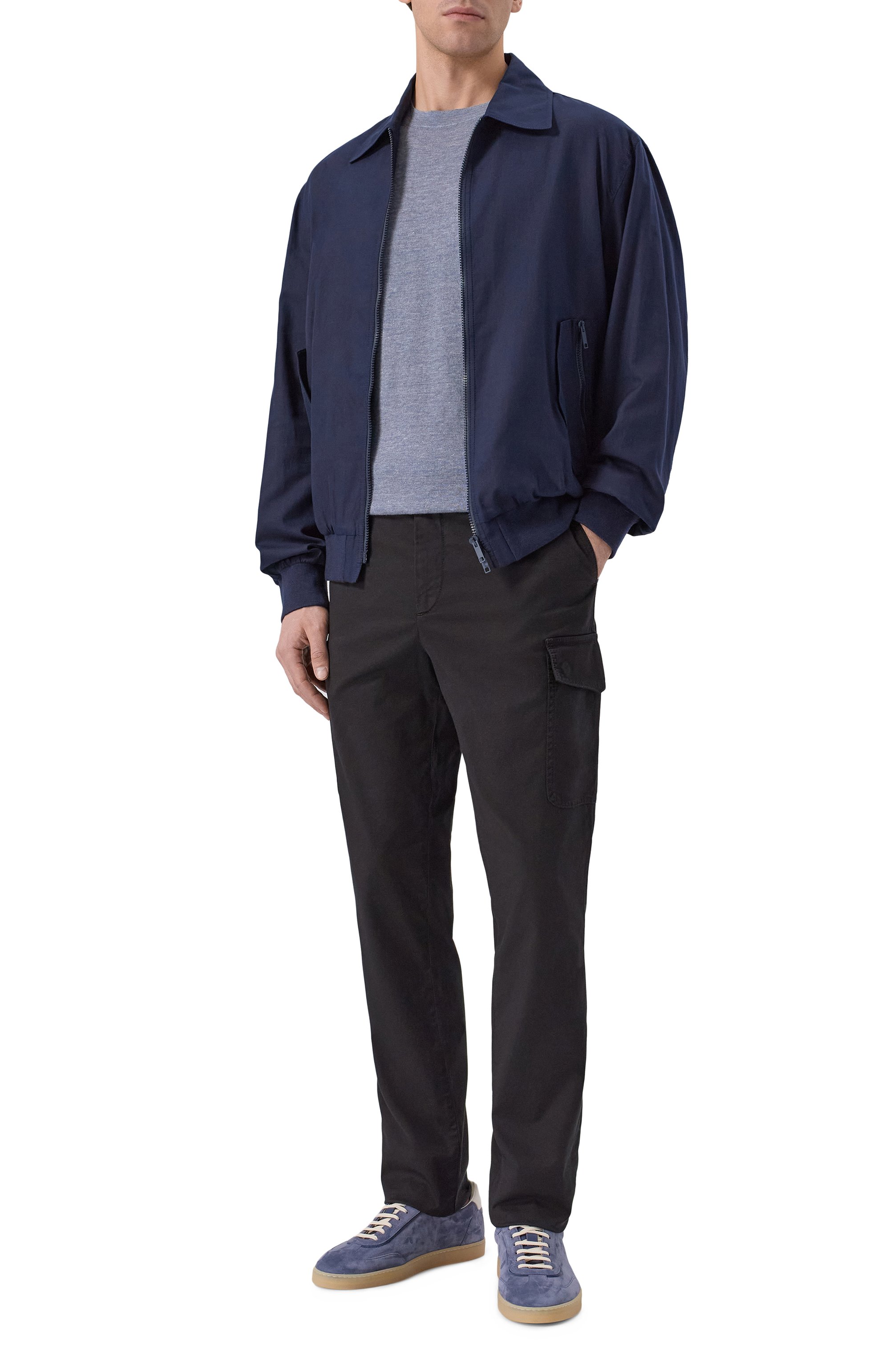 Хлопковые брюки-карго BRUNELLO CUCINELLI, арт. M289LE1890, фото 2