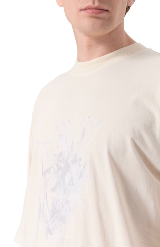 Хлопковая футболка Roadless RSS-TSP 2 Кремовый  RSS-TSP 2 Фото 5