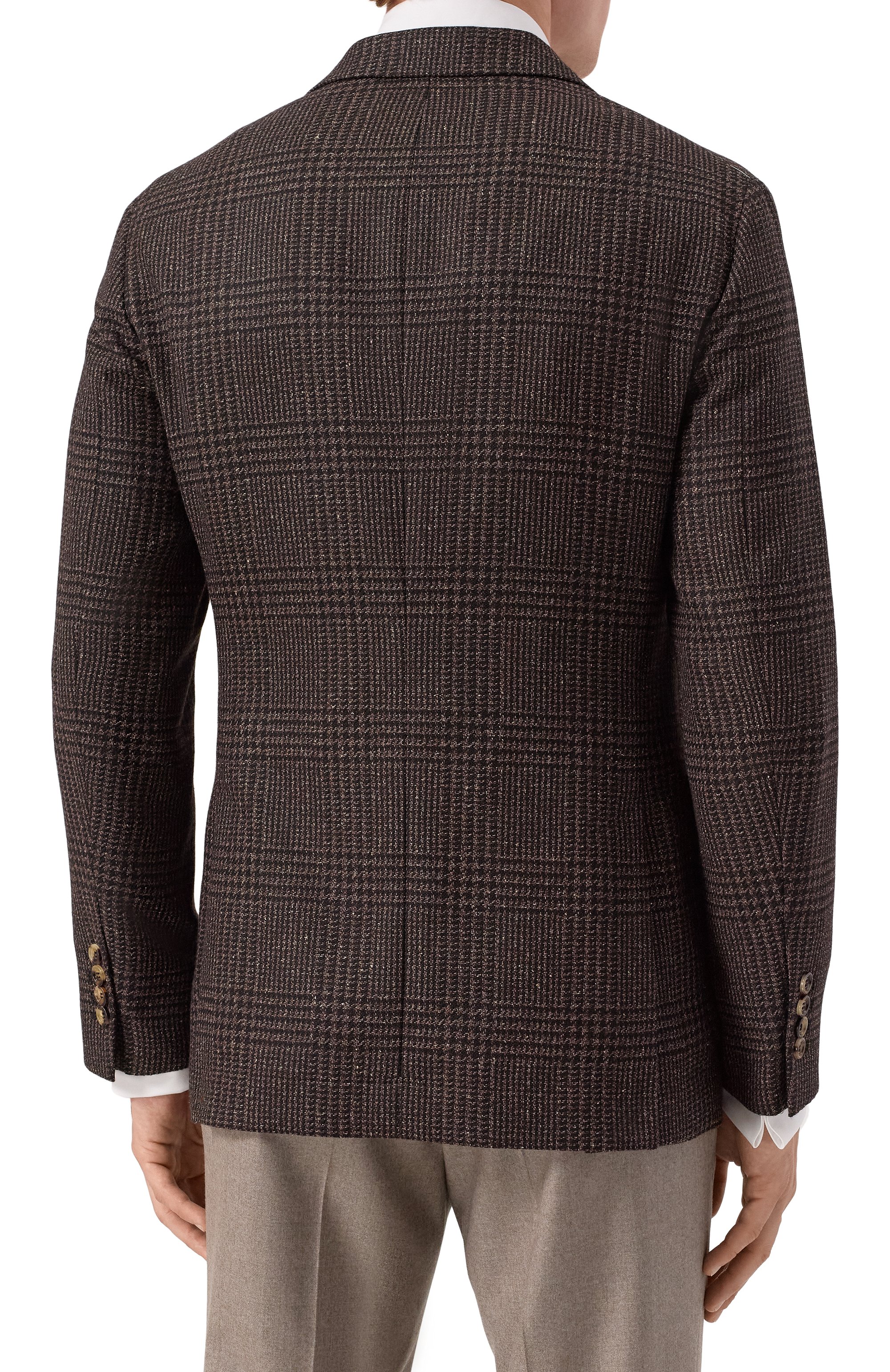 Пиджак из шерсти и шелка BRUNELLO CUCINELLI, арт. MV4167BND, фото 6