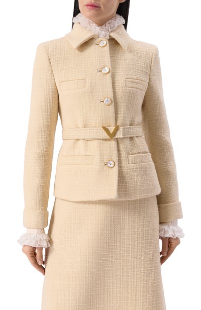 Твидовый жакет VALENTINO, арт. 6B3CE2Z690Y, фото 3