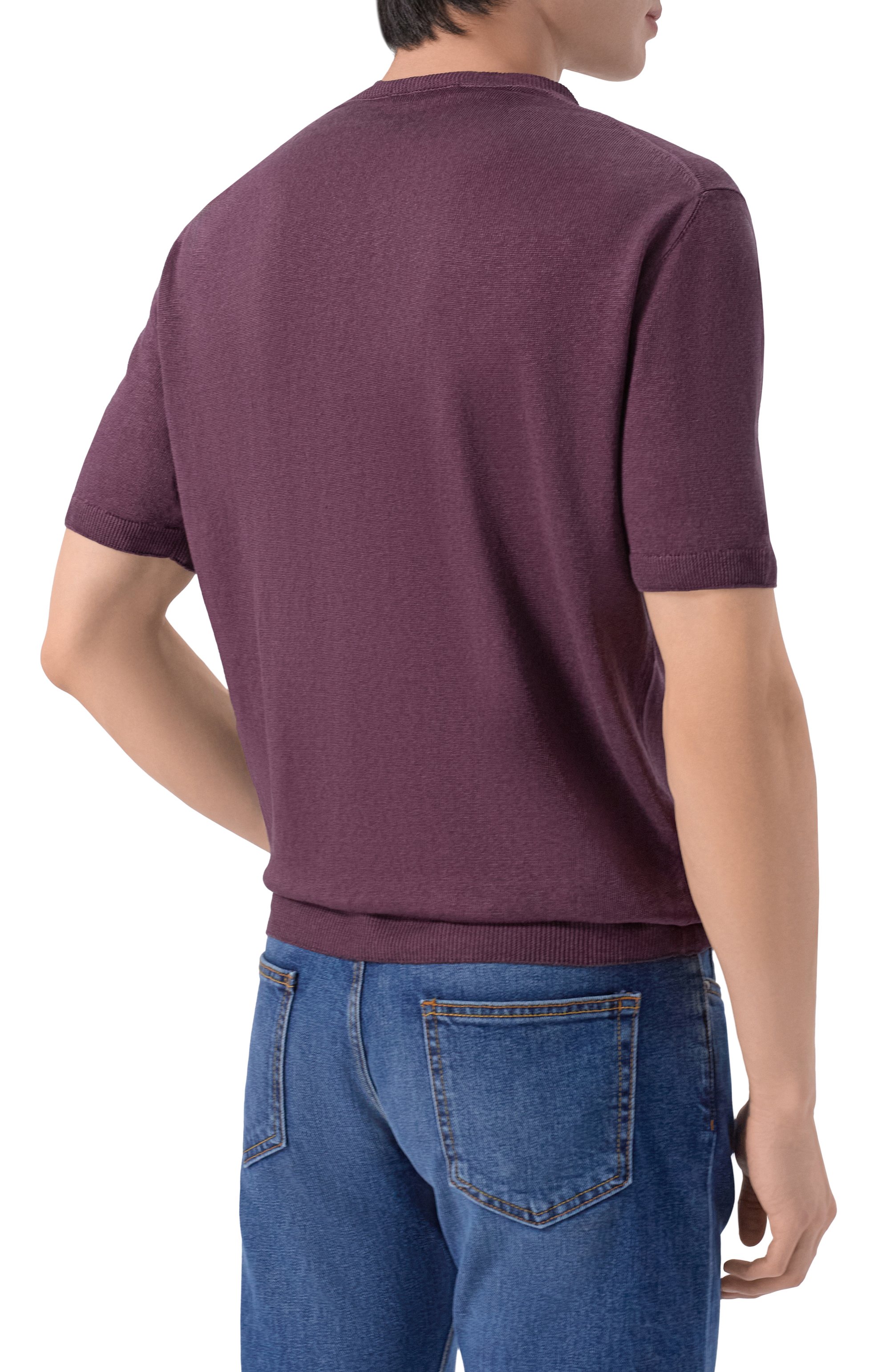 Льняной джемпер CORNELIANI, арт. 27M571/2725135, фото 4