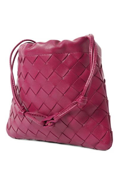 Сумка dustbag small BOTTEGA VENETA фуксия цвета по цене 199500 руб., арт. 816987/V3IV1, фото 4 Сумка dustbag small BOTTEGA VENETA, арт. 816987/V3IV1, фото 4
