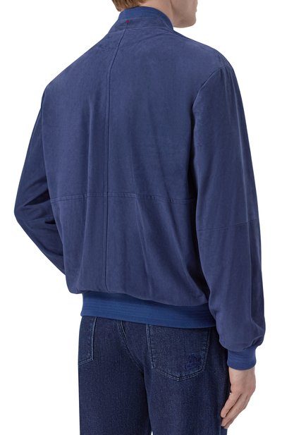 Замшевый бомбер KITON, арт. UW2345V0812H, фото 4