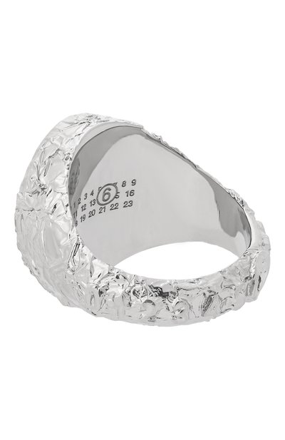 Кольцо MM6 серебряного цвета по цене 36050 руб., арт. SM7UQ0061/P6622, фото 3 Кольцо MM6, арт. SM7UQ0061/P6622, фото 3