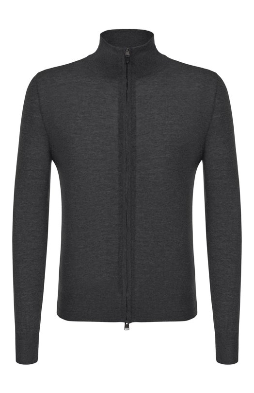 Шерстяной кардиган Canali C0022/MK01149 Серый C0022/MK01149