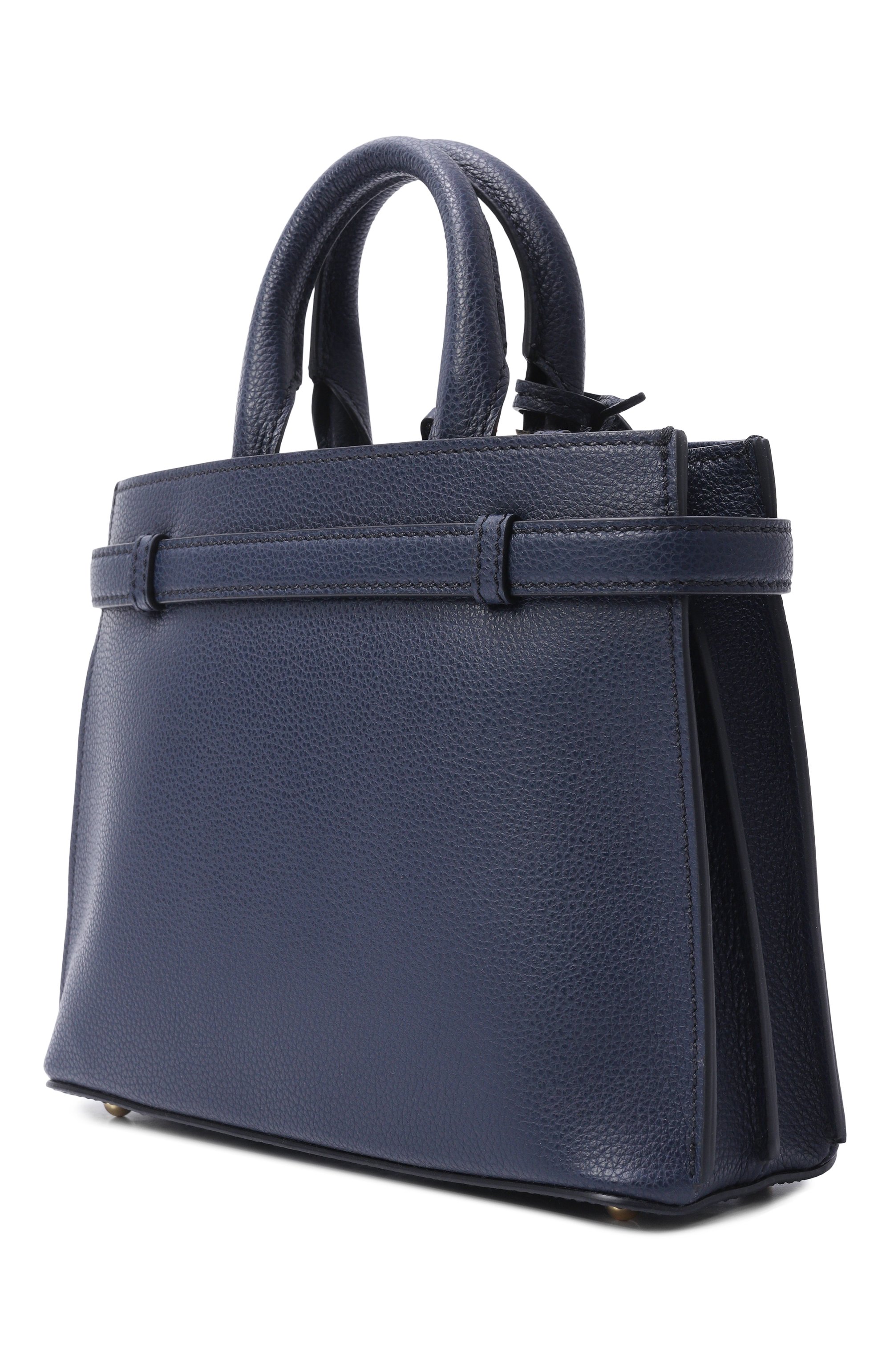 Сумка faubourg small LANCEL темно-синего цвета по цене 64350 руб., арт. A13527, фото 4 Сумка faubourg small LANCEL, арт. A13527, фото 4