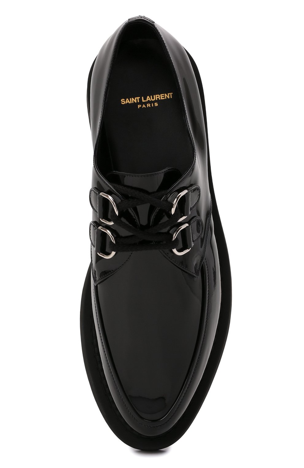 Кожаные дерби teddy SAINT LAURENT, арт. 668891/1TV00, фото 5