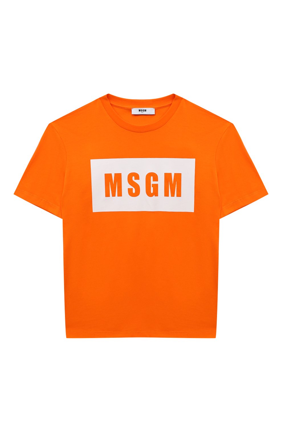 Хлопковая футболка MSGM KIDS, арт. F3MSJUTH009, фото 1