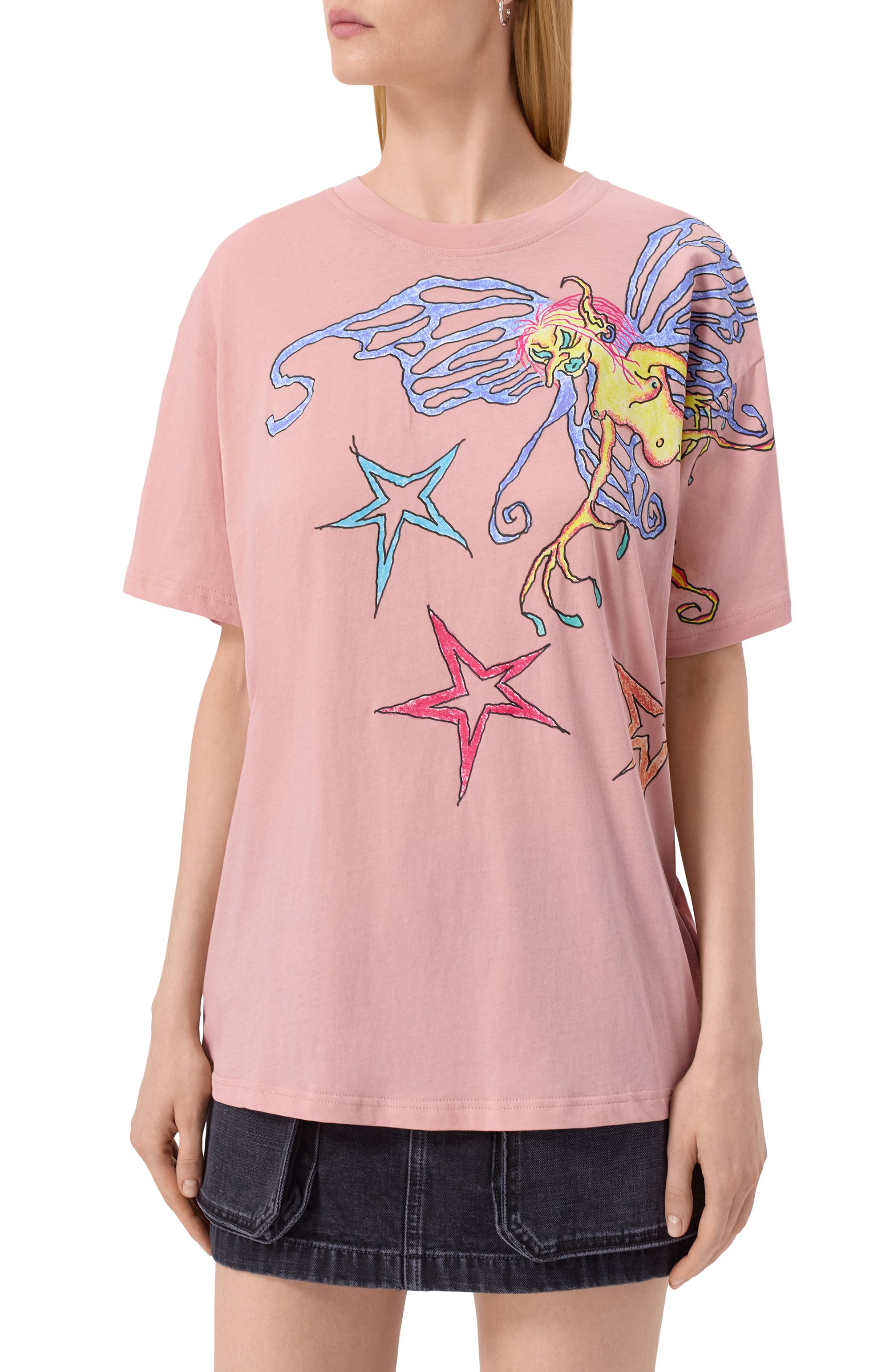 Хлопковая футболка DIESEL, арт. A17719/0AKBY, фото 3