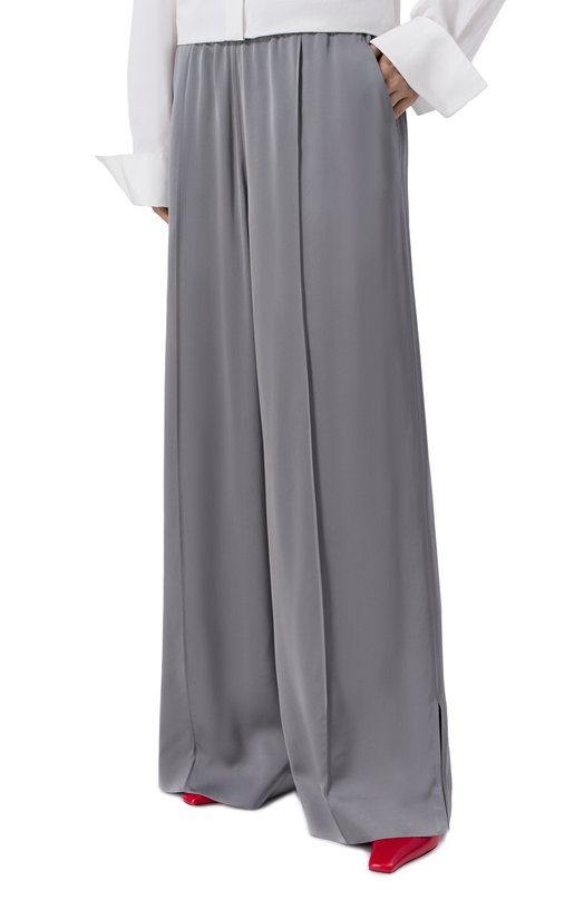 Брюки из вискозы Jil Sander J02KA0180/J65022 Серый  J02KA0180/J65022 Фото 3