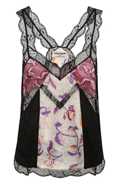 Женский топ из вискозы и шелка ZADIG AND VOLTAIRE, арт. WWCR00007